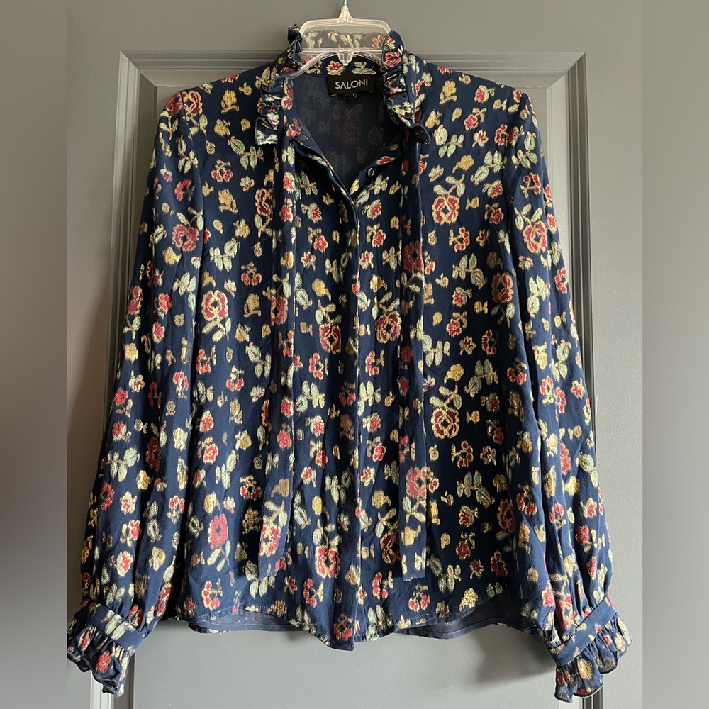 Saloni Patterned Blouse - image 1